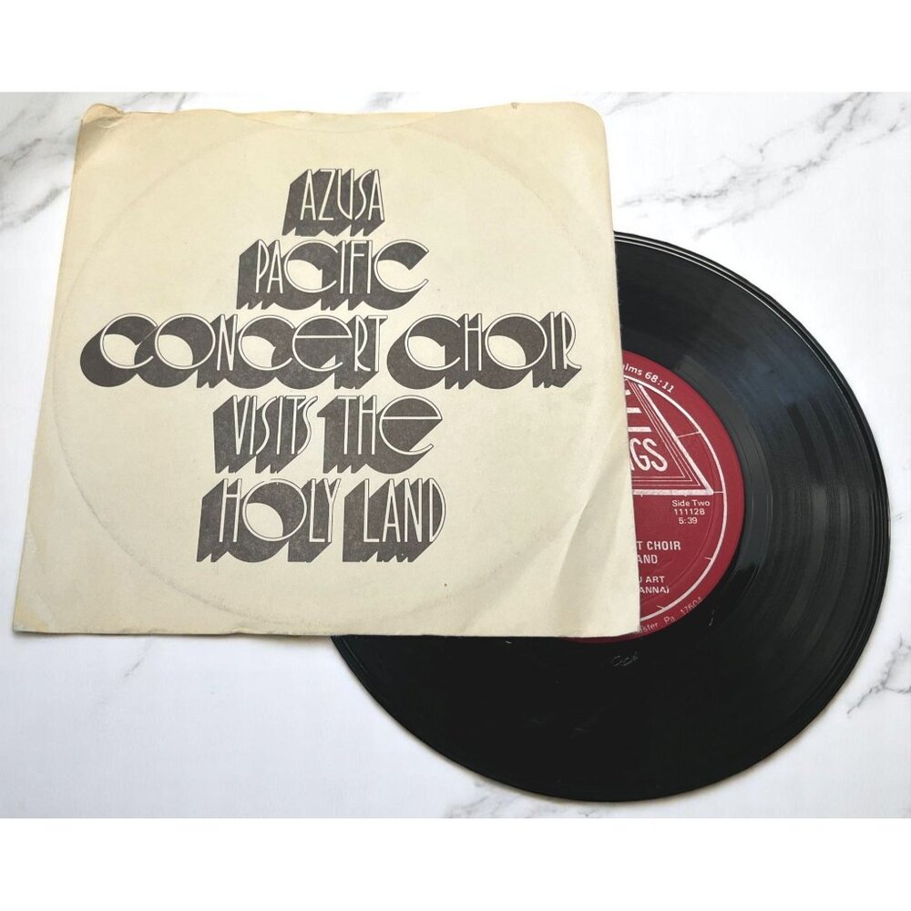Azusa Pacific College Concert Choir Visits the Holy Land 33 Vinyl Religious 70s